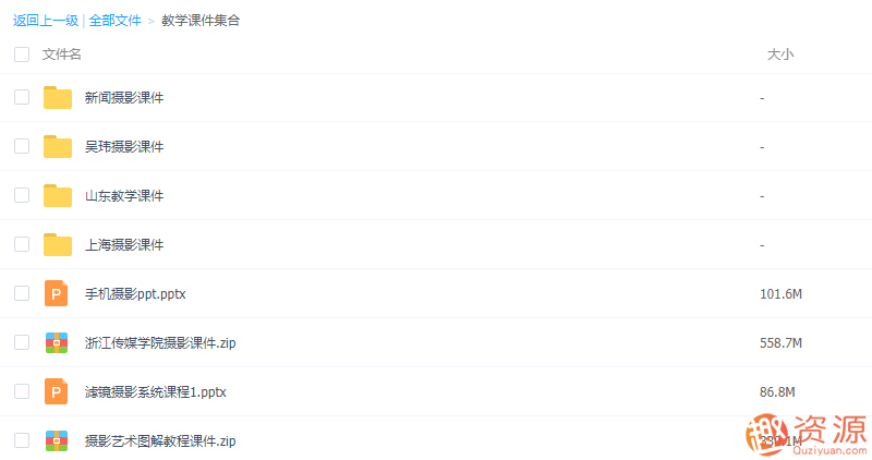 攝影教學(xué)課件集合_趣資料