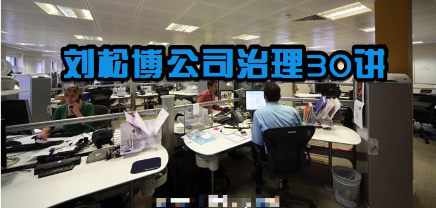 劉松博公司治理30講