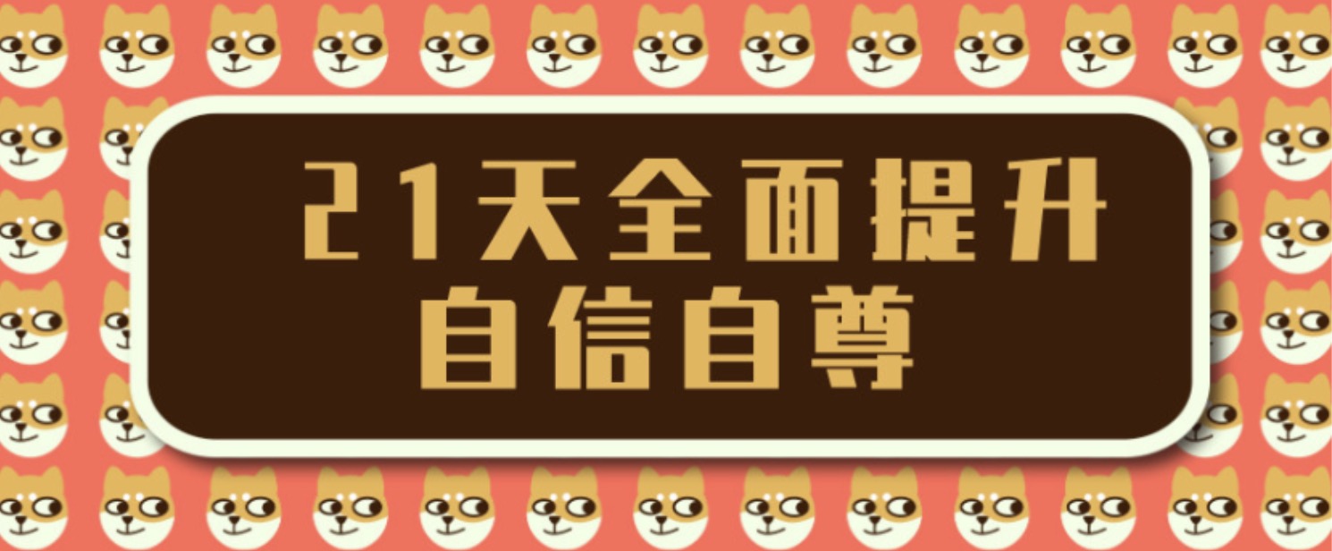 王亞南21天全面提升自信自尊，成為一個自信的人