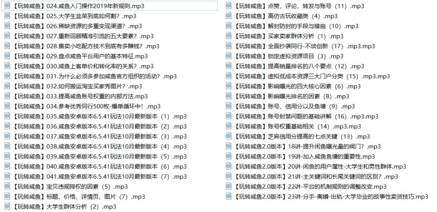 玩賺咸魚賺錢基礎日門41課