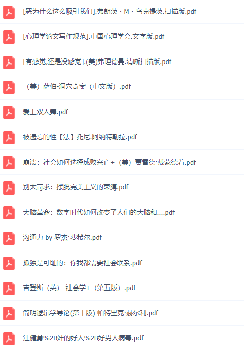 必讀!300本心理學(xué)電子書(shū),教你用理性思考問(wèn)題!插圖6 必讀!300本心理學(xué)電子書(shū),教你用理性思考問(wèn)題!插圖6