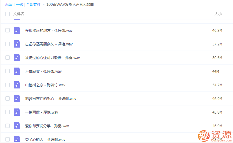 100首WAV發燒人聲HIFI歌曲_教程分享插圖2