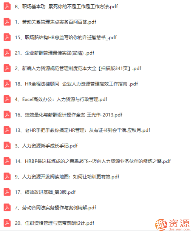 24本人力資源管理工具書_趣資料插圖2 24本人力資源管理工具書_趣資料插圖2