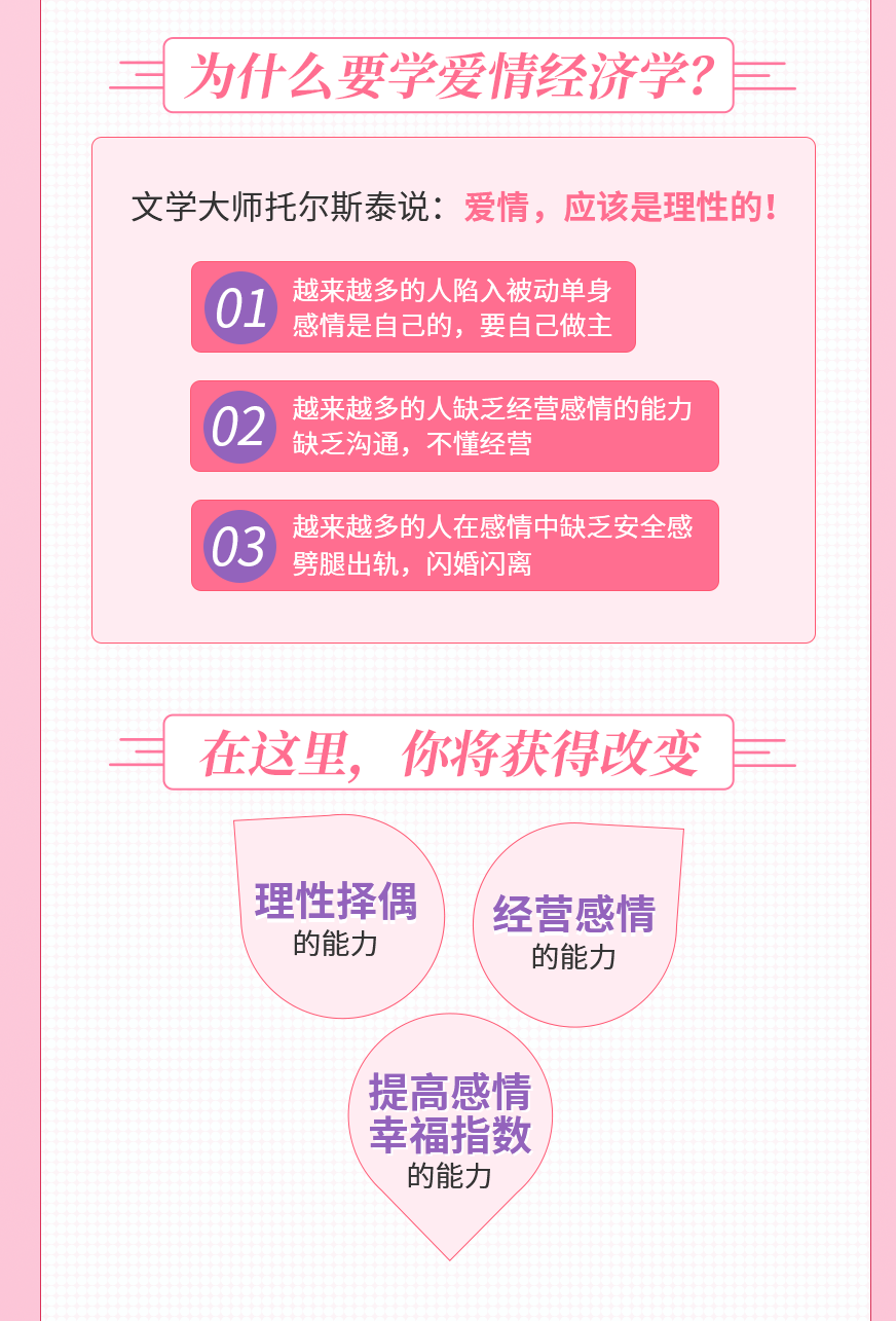 15節愛情經濟學課,讓你魅力綻放,幸福永久插圖2 15節愛情經濟學課,讓你魅力綻放,幸福永久插圖2