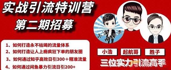 起航哥引流實戰(zhàn)特訓營2期，2020年最新全套課程 百度網(wǎng)盤插圖