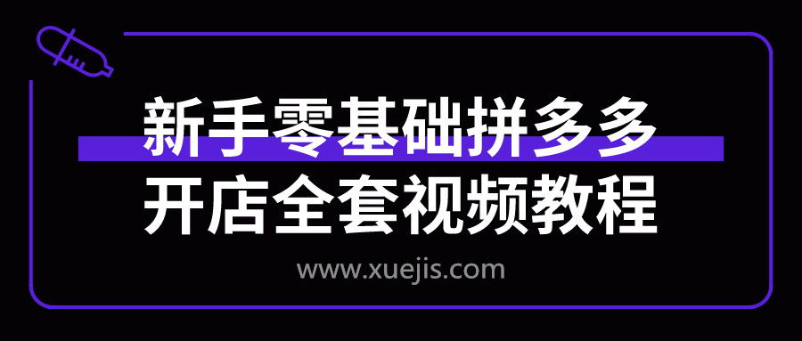 新手零基礎(chǔ)拼多多開(kāi)店全套視頻教程 百度網(wǎng)盤插圖 新手零基礎(chǔ)拼多多開(kāi)店全套視頻教程 百度網(wǎng)盤插圖
