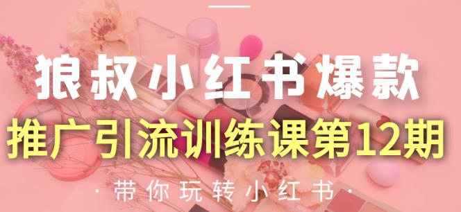 小紅書爆款推廣引流訓練課第12期-第1張圖片-學技樹 小紅書爆款推廣引流訓練課第12期-第1張圖片-學技樹