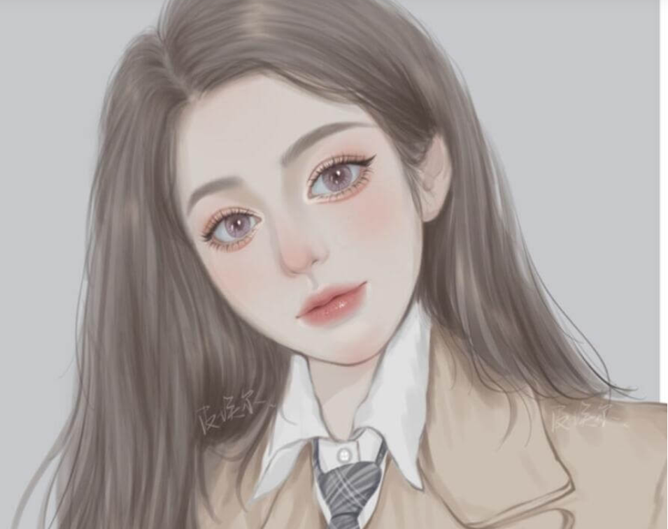 皮埃爾ipad插畫團練課美型人物頭像2021年-百度云分享_趣資料視頻資源