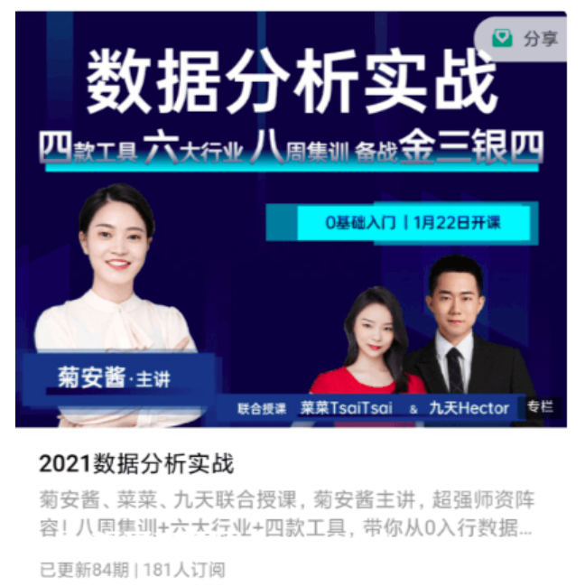 2021數據分析實戰價值1499元-百度云網盤教程資源插圖 2021數據分析實戰價值1499元-百度云網盤教程資源插圖