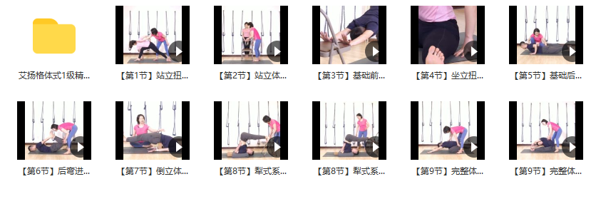 烏仁艾揚格瑜伽體式1級精進提升（帶筆記）_百度云網盤資源教程插圖1