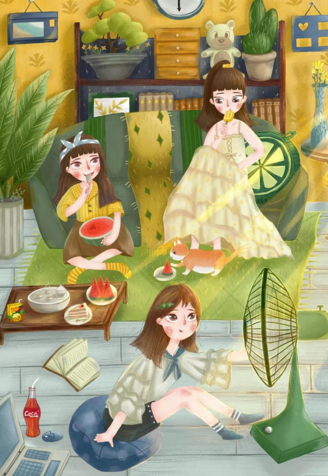 (藍子云)藍貴蓮插畫第28期【2020年7月結課】