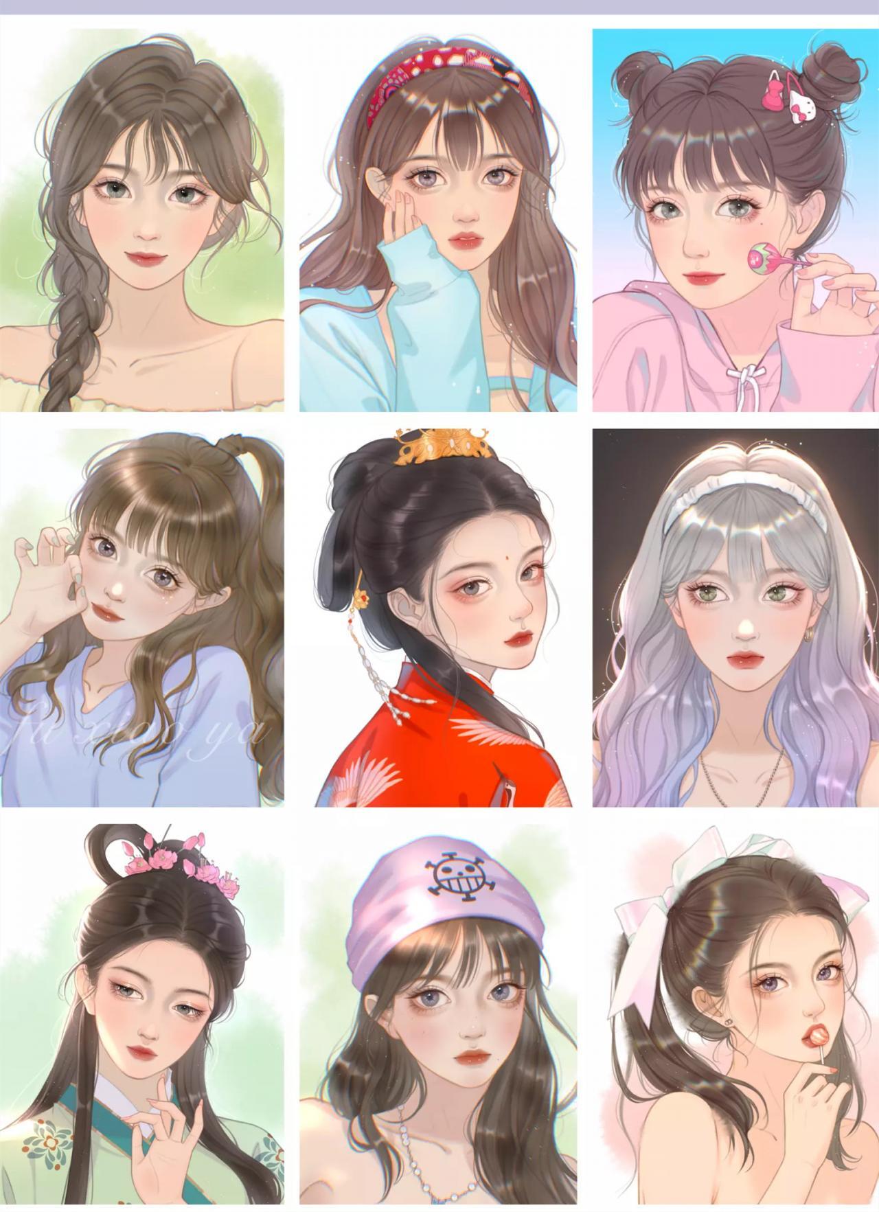 百萬(wàn)少女頭像團(tuán)練課第三期百度云分享