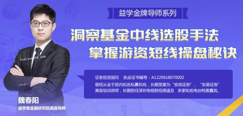 魏春陽老師《機構交易密碼》實戰課2022年3月