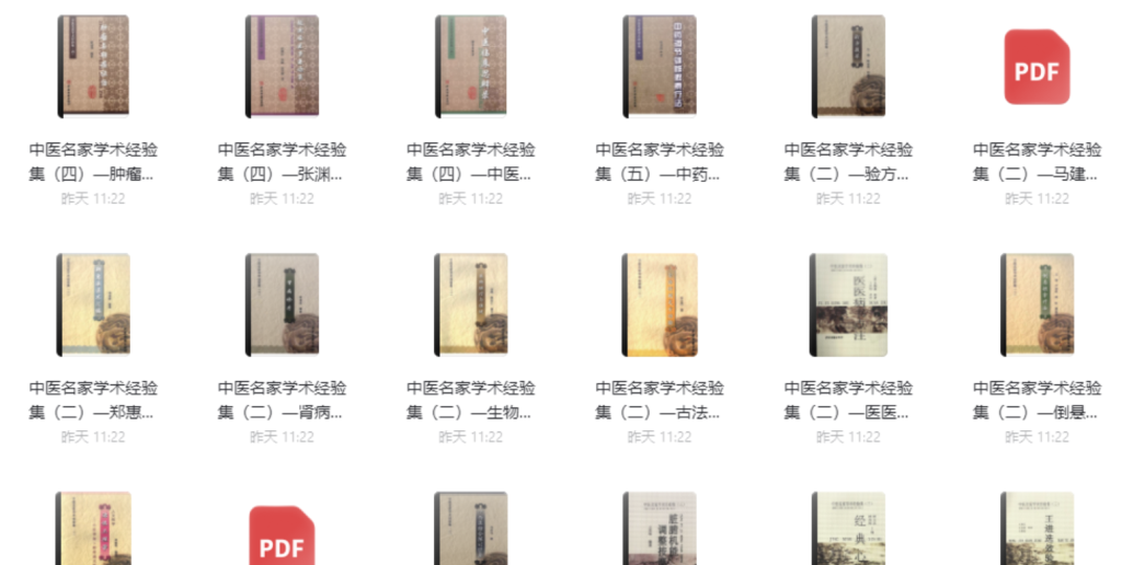 中醫名家學術經驗集（全26冊）百度云分享插圖
