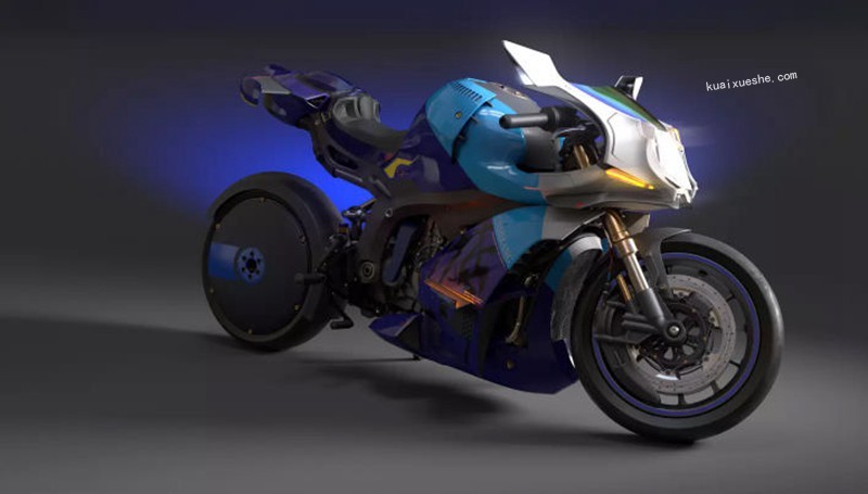 maya硬表面仿賽摩托制作全流程【畫質高清】百度云分享