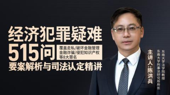 《207 陳洪兵教授：經(jīng)濟(jì)犯罪疑難515問》