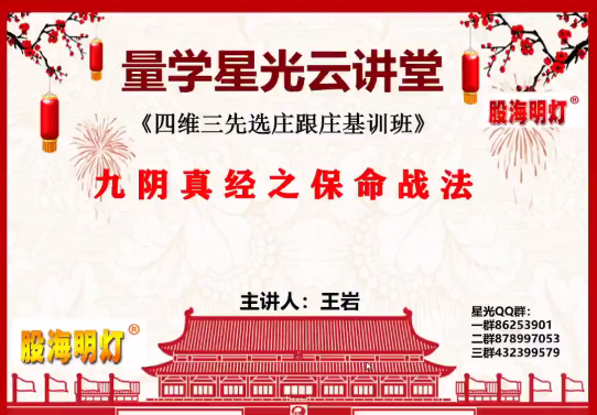 量學云講堂王巖四維三先選莊跟莊基訓班第33期