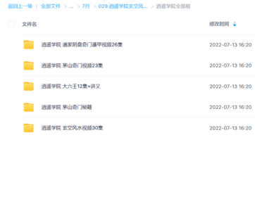 逍遙學院玄空風水茅山奇門道教陰盤奇門大六壬視頻總匯