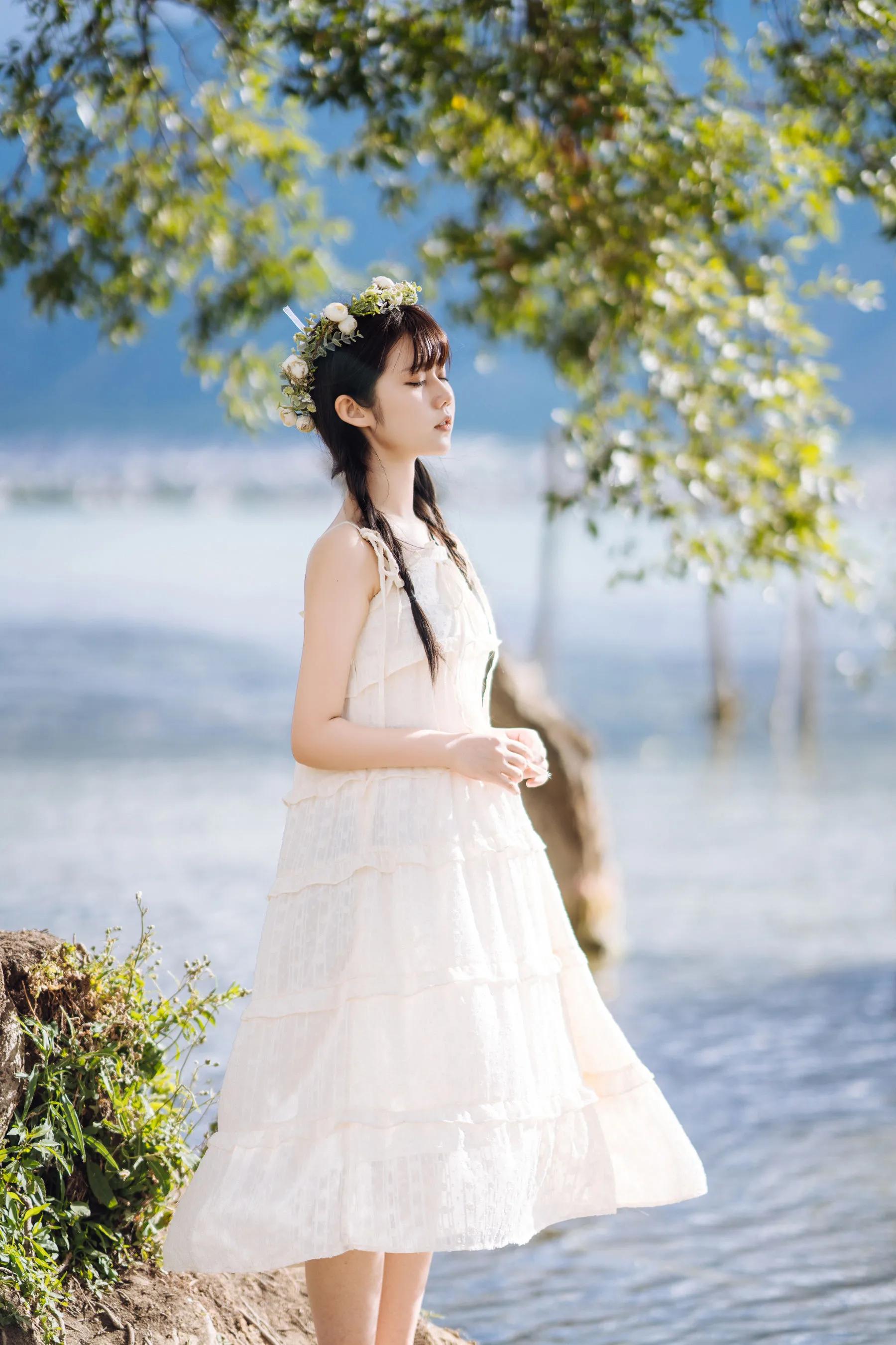 喵糖映畫 海邊姑娘（鏡醬）純色白裙，嚶嚶嚶插圖12
