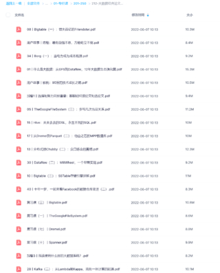 【極客時(shí)間】大數(shù)據(jù)經(jīng)典論文解讀