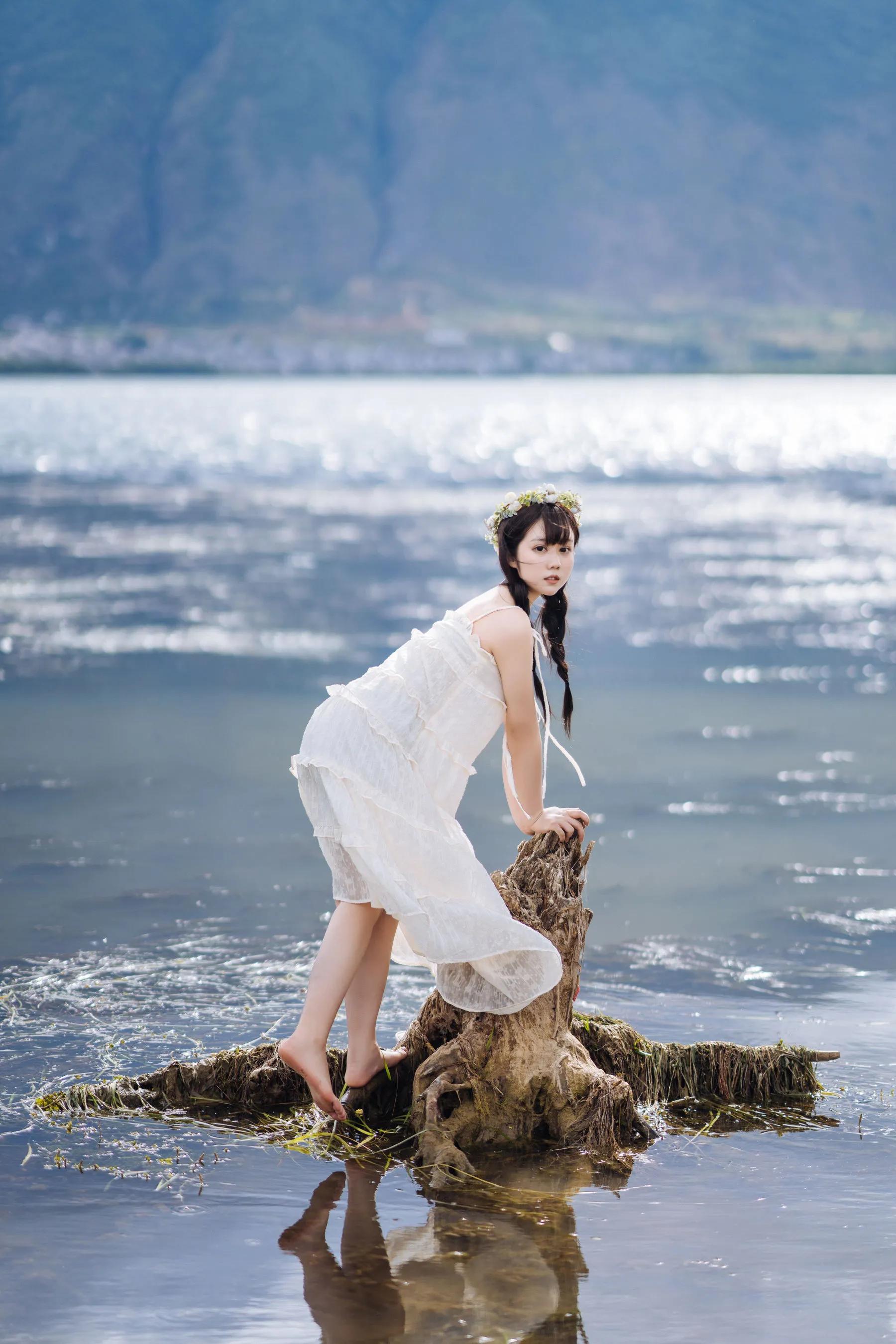 喵糖映畫 海邊姑娘（鏡醬）純色白裙，嚶嚶嚶插圖16