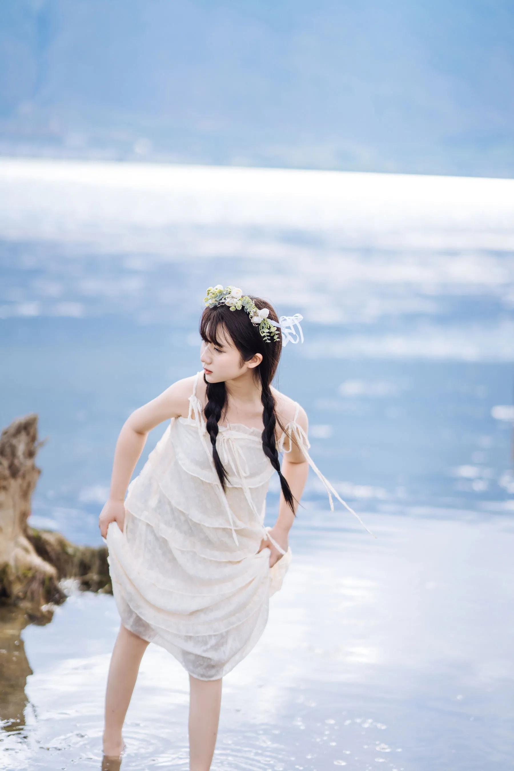 喵糖映畫 海邊姑娘（鏡醬）純色白裙，嚶嚶嚶插圖13