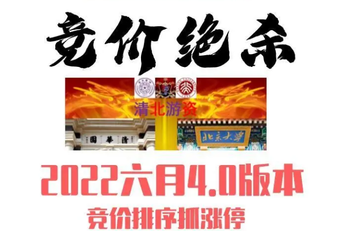 2022清北游資競價絕殺4.0最新極速版指標（網盤分享）