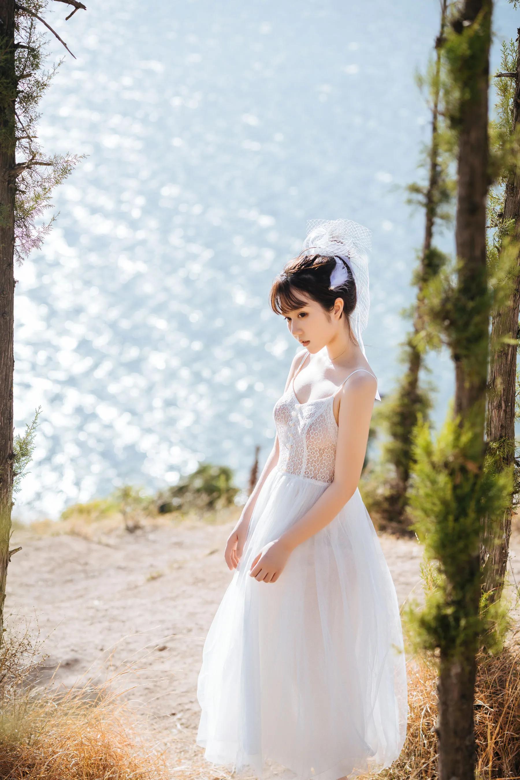 喵糖映畫 海邊姑娘（鏡醬）純色白裙，嚶嚶嚶插圖30