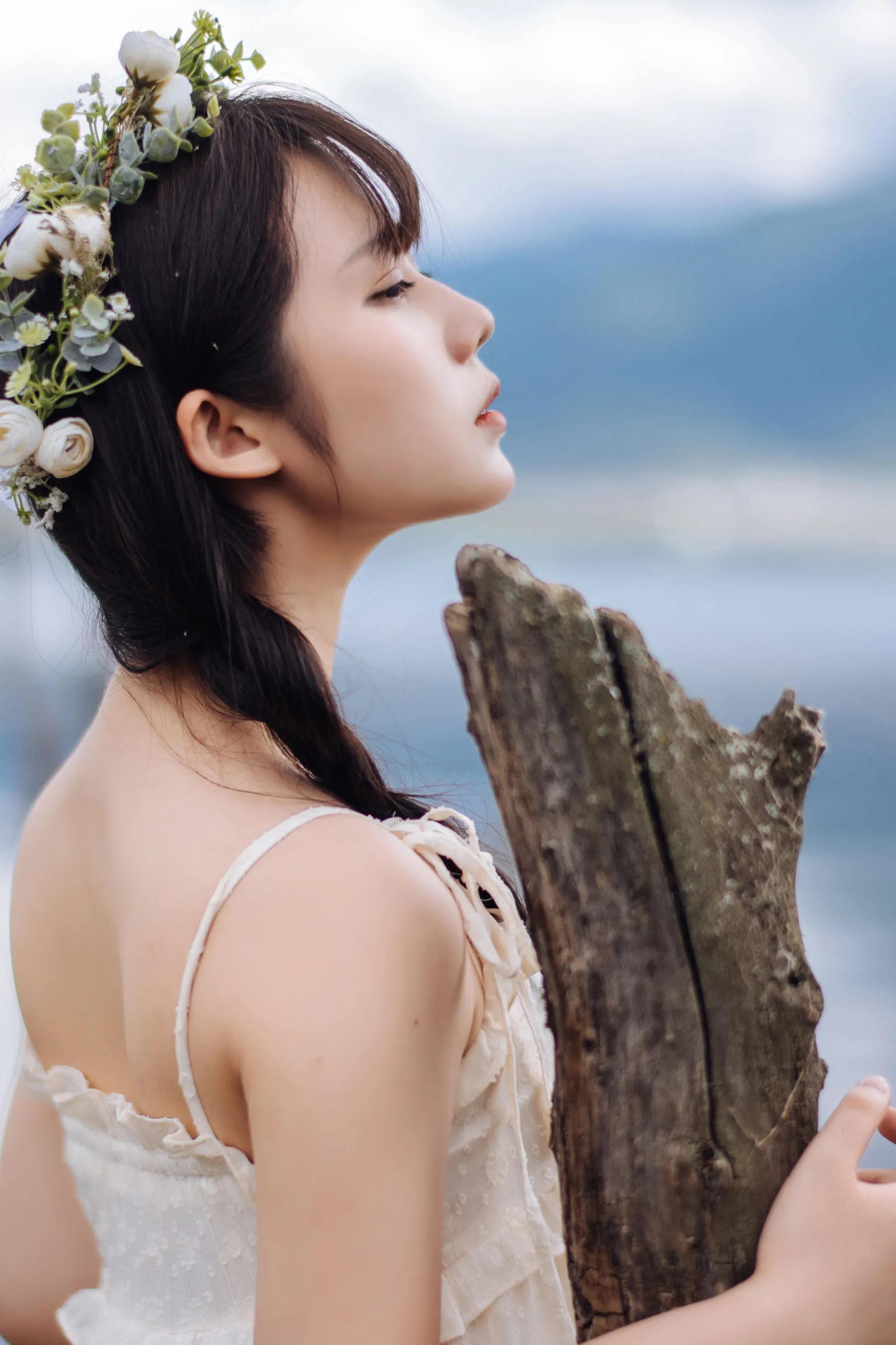 喵糖映畫 海邊姑娘（鏡醬）純色白裙，嚶嚶嚶插圖6