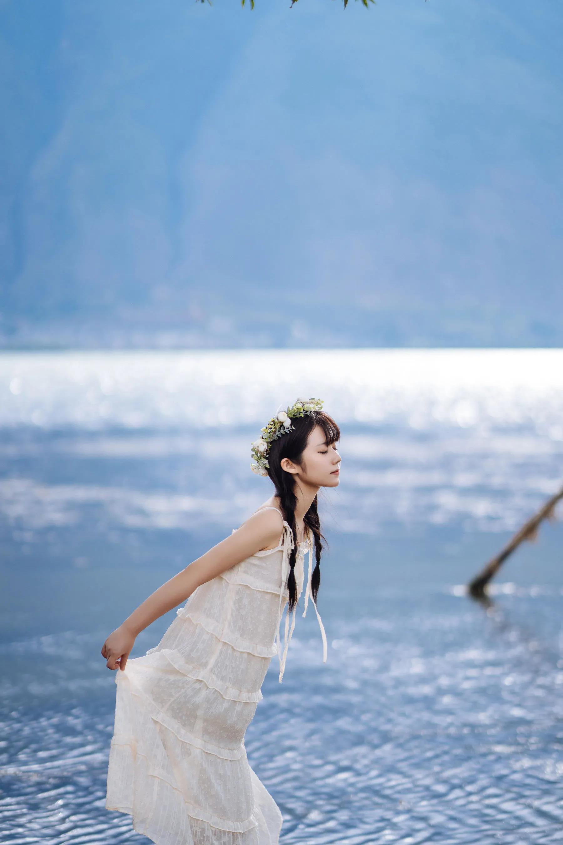 喵糖映畫 海邊姑娘（鏡醬）純色白裙，嚶嚶嚶插圖11