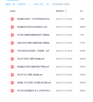 陳益峰大全集風水精華全解絕學精解手機號碼吉兇鐵口神斷授徒