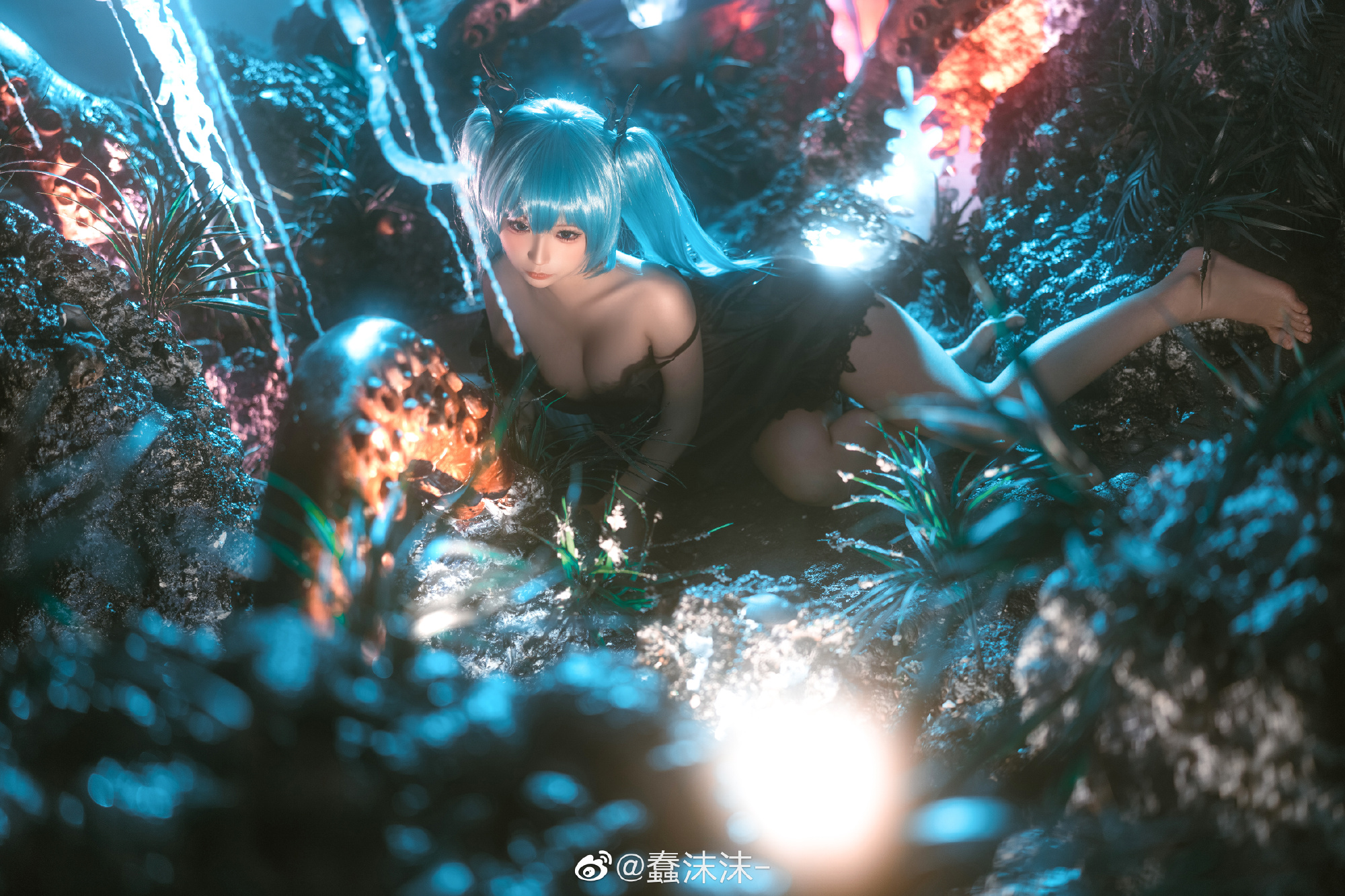 文藝復(fù)古！蠢沫沫推出初音未來深海少女主題作品插圖7