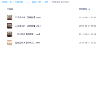 郭福星 玄空風水網盤分享