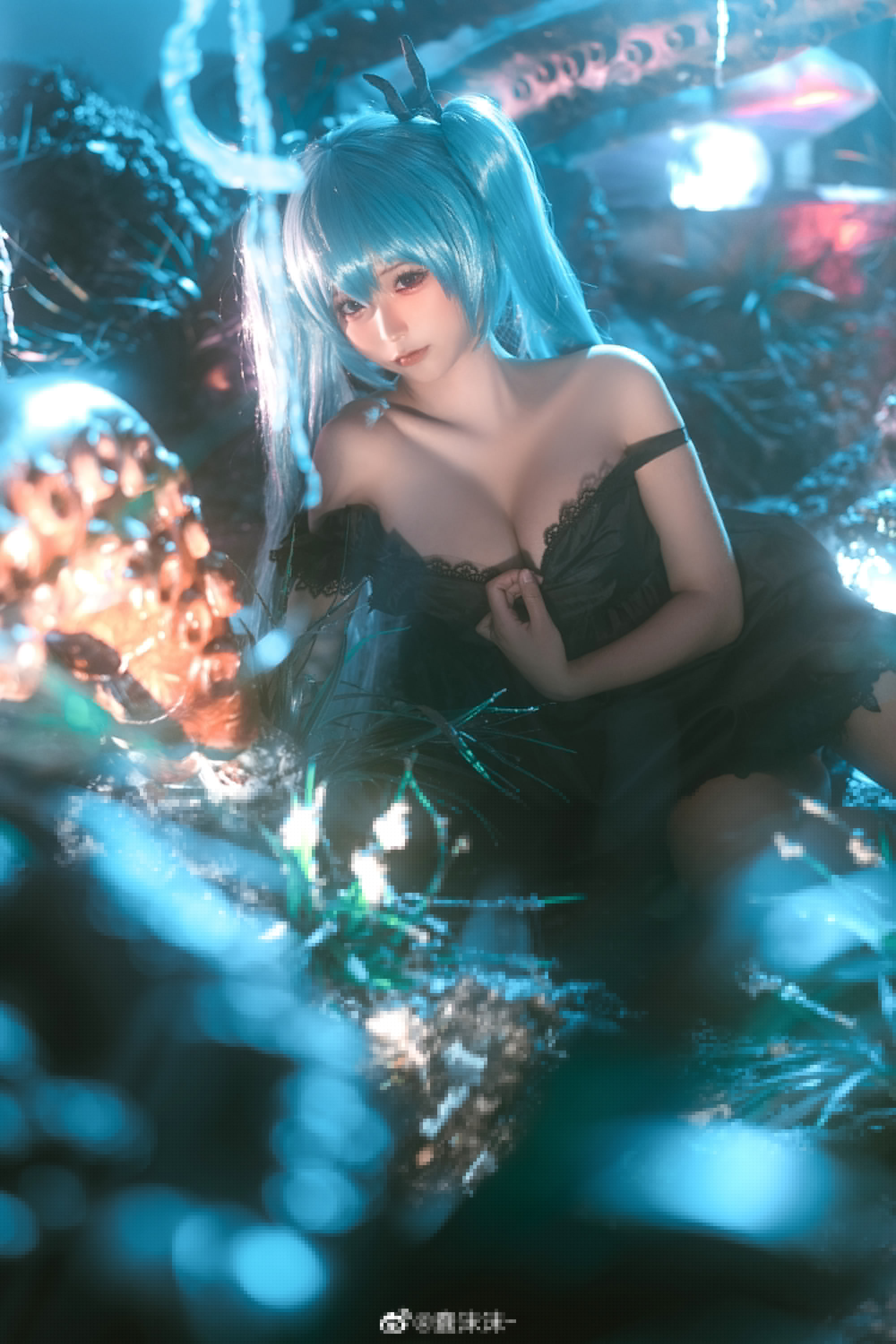 文藝復(fù)古！蠢沫沫推出初音未來深海少女主題作品插圖8