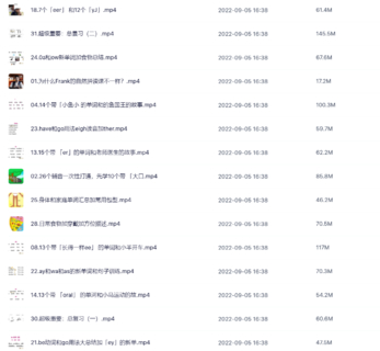 frank零基礎30天自然拼讀背單詞網盤分享