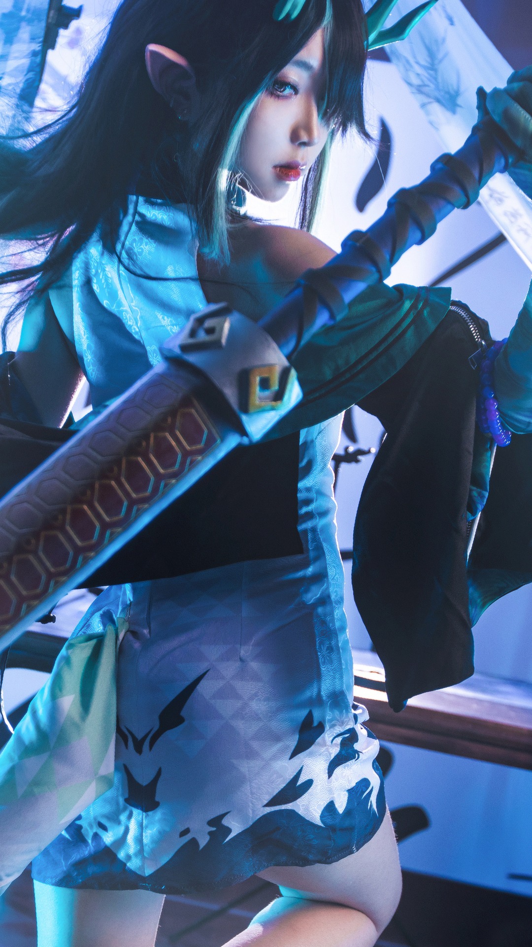 《明日方舟》夕 真人COS圖（CN：_壯漢七煞_）