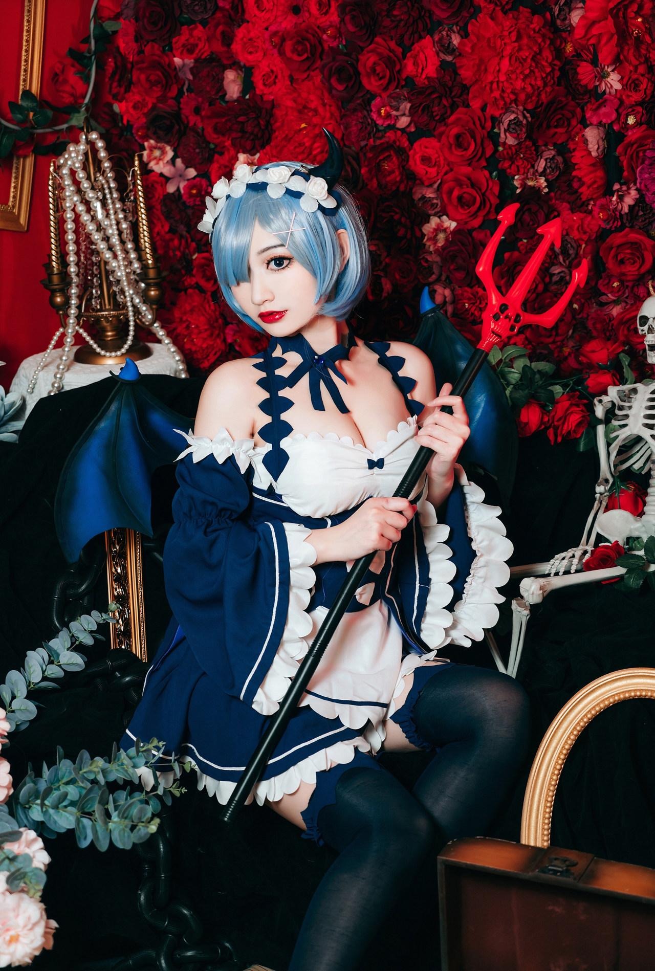 《從零開始的異世界生活》蕾姆小惡魔COS(CN：桃墨公子x)