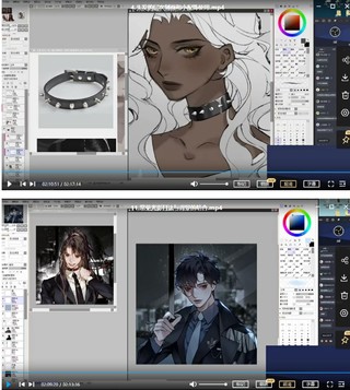 常山2022年二次元偽厚涂頭像特訓班第三期網盤分享