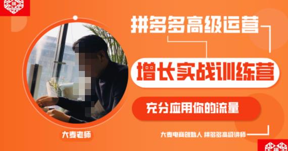 拼多多高級運營增長實戰訓練營，充分應用你的流量網盤分享