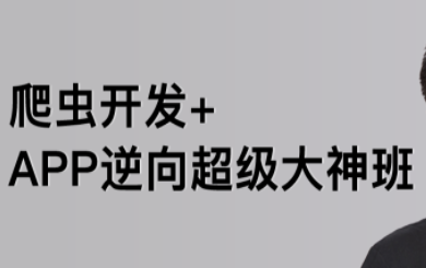 路飛-爬蟲開發+APP逆向超級大神班1-3班價值4999元2022年網盤分享
