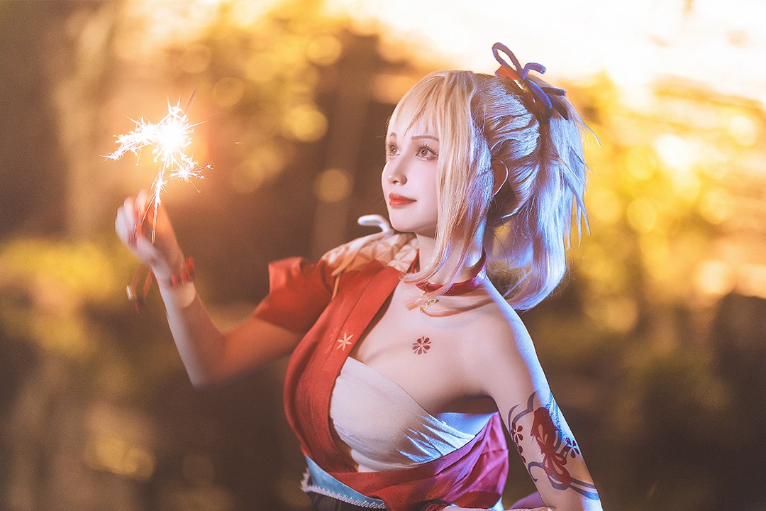 原神-宵宮·琉焰華舞Cosplay(CN:尾大的塵喵喵)