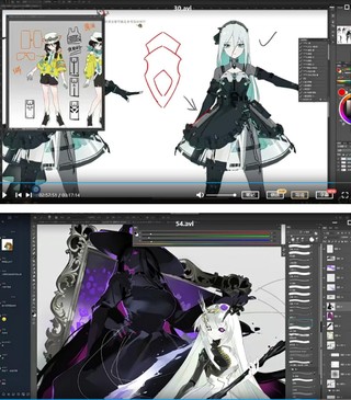 螺旋定則日系二次元角色立繪2022年4月結(jié)課