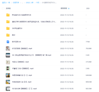 楚恒民間方術大全24集！