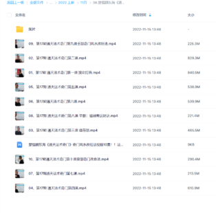 楚恒顧東海《通天法術奇門》奇門風水改旺法視頻10集