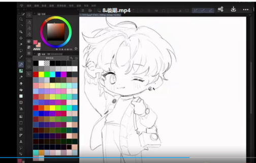 阿持2022軟萌Q版人物基礎與色彩