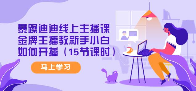 暴躁迪迪線上主播課，金牌主播教新手小白如何開播網(wǎng)盤分享
