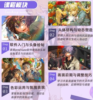 一條2022Procreate人物插畫基礎第2期【畫質不錯只有視頻】