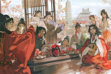 牧風2022唯美古風插畫綜合百度網盤