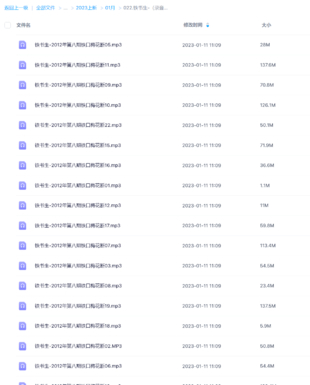 鐵書生-（錄音）2012年第八期鐵口梅花斷錄音22講