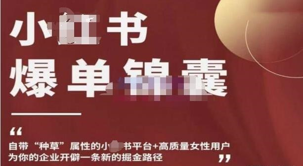 小紅書爆單錦囊，自帶種草屬性+高質量女性用戶，開辟新的掘金路徑百度網盤